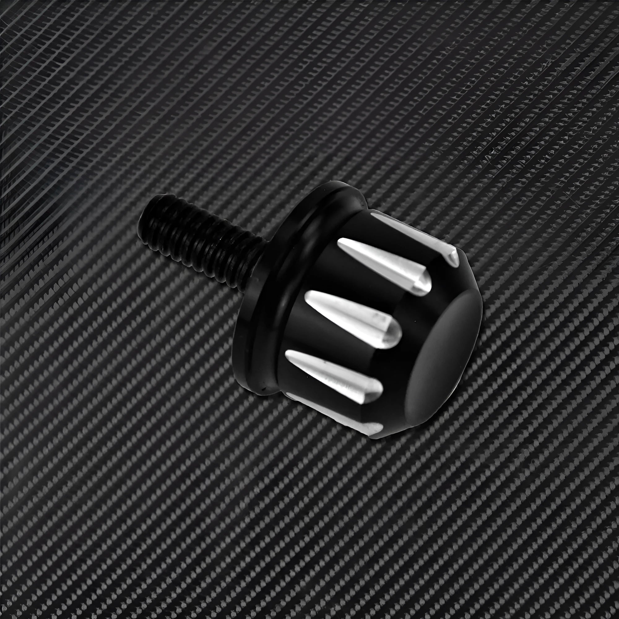 Aluminium alloy black 6mm screw cap cover seat cushion seat pack nut for chair fixing