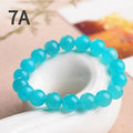 Natural Amazonite scattered beads in polished Grade 7A quality showing blue-green colouration