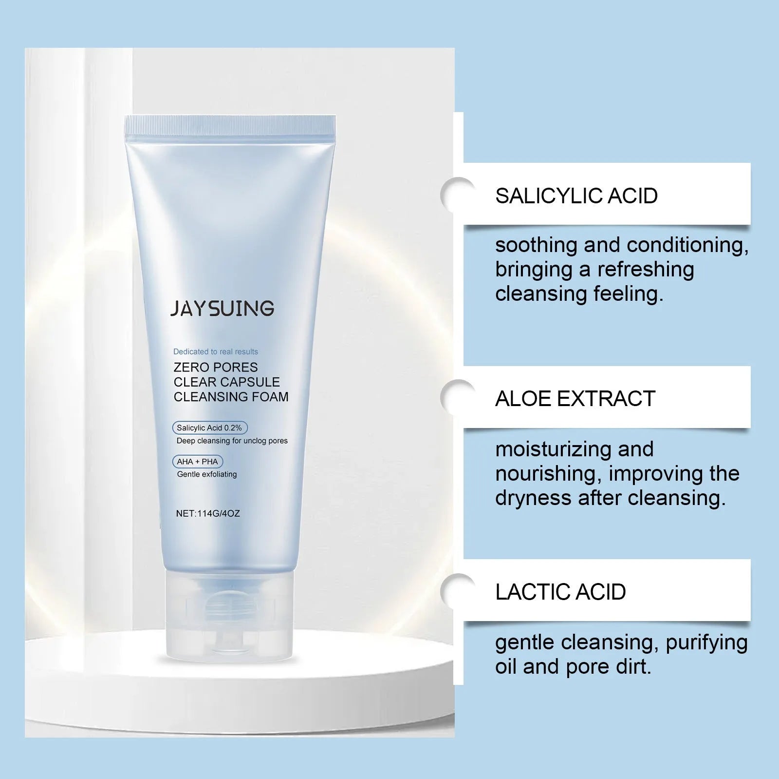 114g Salicylate Cleansing Facial Cleanser bottle for delicate pore care