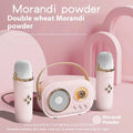 Portable Bluetooth audio system with wireless microphone and speaker in compact design, available in multiple colours