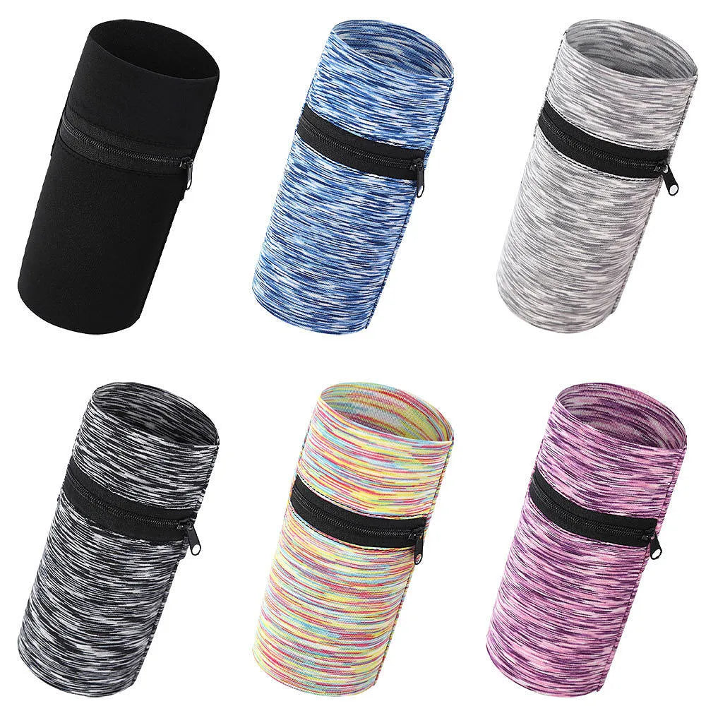 Sports arm bag for mobile phones with adjustable strap in multiple colour options