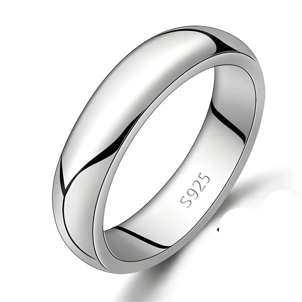 925 sterling silver ring with cow pattern design in silver colour for men couples