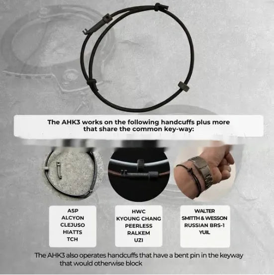 Lightweight wild rubber survival bracelet on a neutral background showing modern simple design