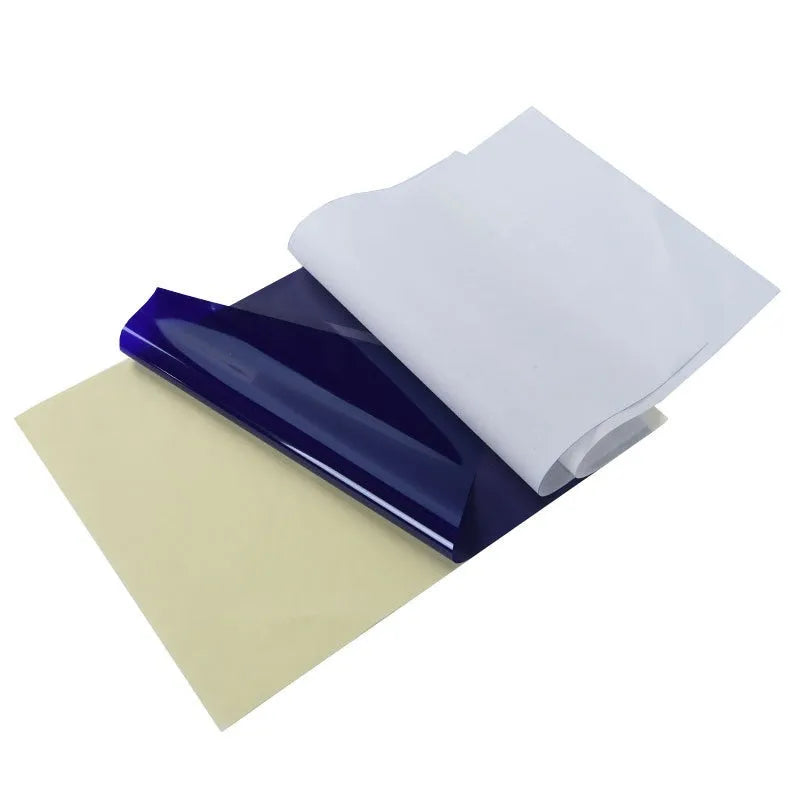A4 tattoo transfer paper with transfer paste gel for hand drawing and machine conversion designs