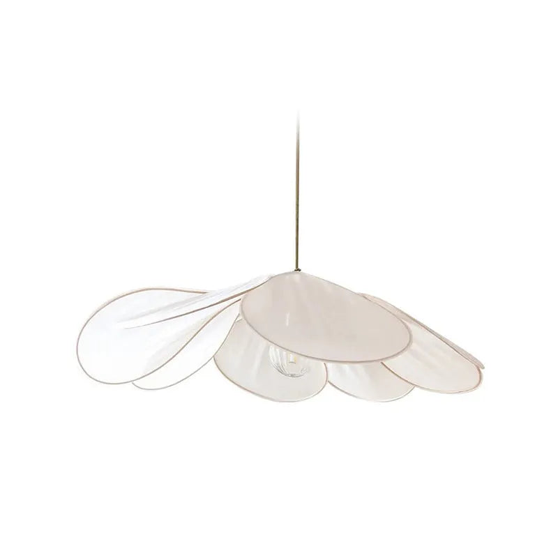 Bohemian-style fabric hanging chandelier in a choice of colours and diameters.