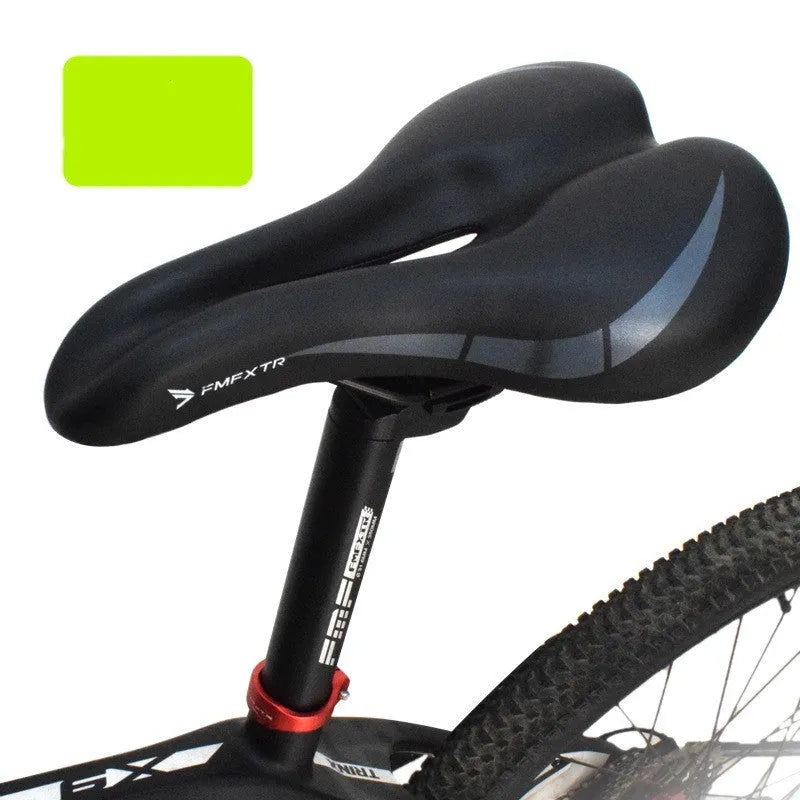 Bicycle saddle cushion cover with hollow breathable pattern, shown in colour 3147.