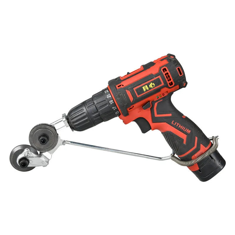 Electric drill shears attachment with 45# steel head for cutting iron sheet, universal drill fit, 1 2 4 piece packs