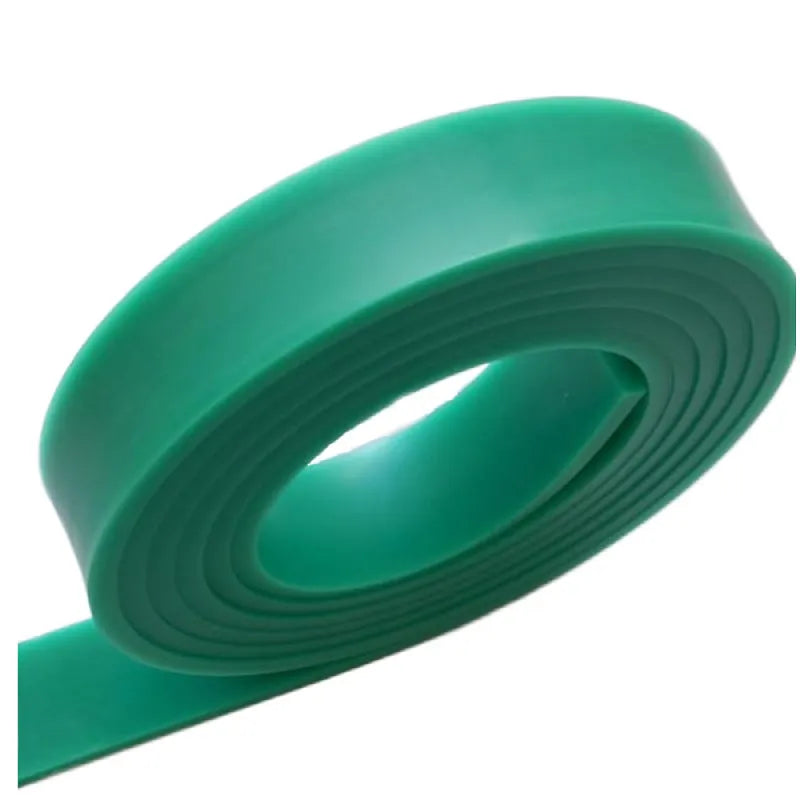 Green aluminum alloy hand scraper with 50cm handle and 10cm wide metal squeegee blade