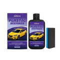 Automobile plastic gloss repair set with cream and sponge for car trim restoration