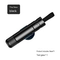 Aluminium alloy car safety escape hammer with seatbelt cutter, 88mm length with sand-blasted finish