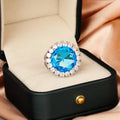 Women's hollow Italian court retro brass ring with white steel electroplated finish