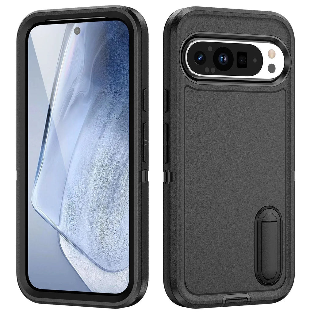 Wei Sanfang phone case with bracket for Google Pixel 9 and Pixel 9 Pro, PC TPU, multiple colours