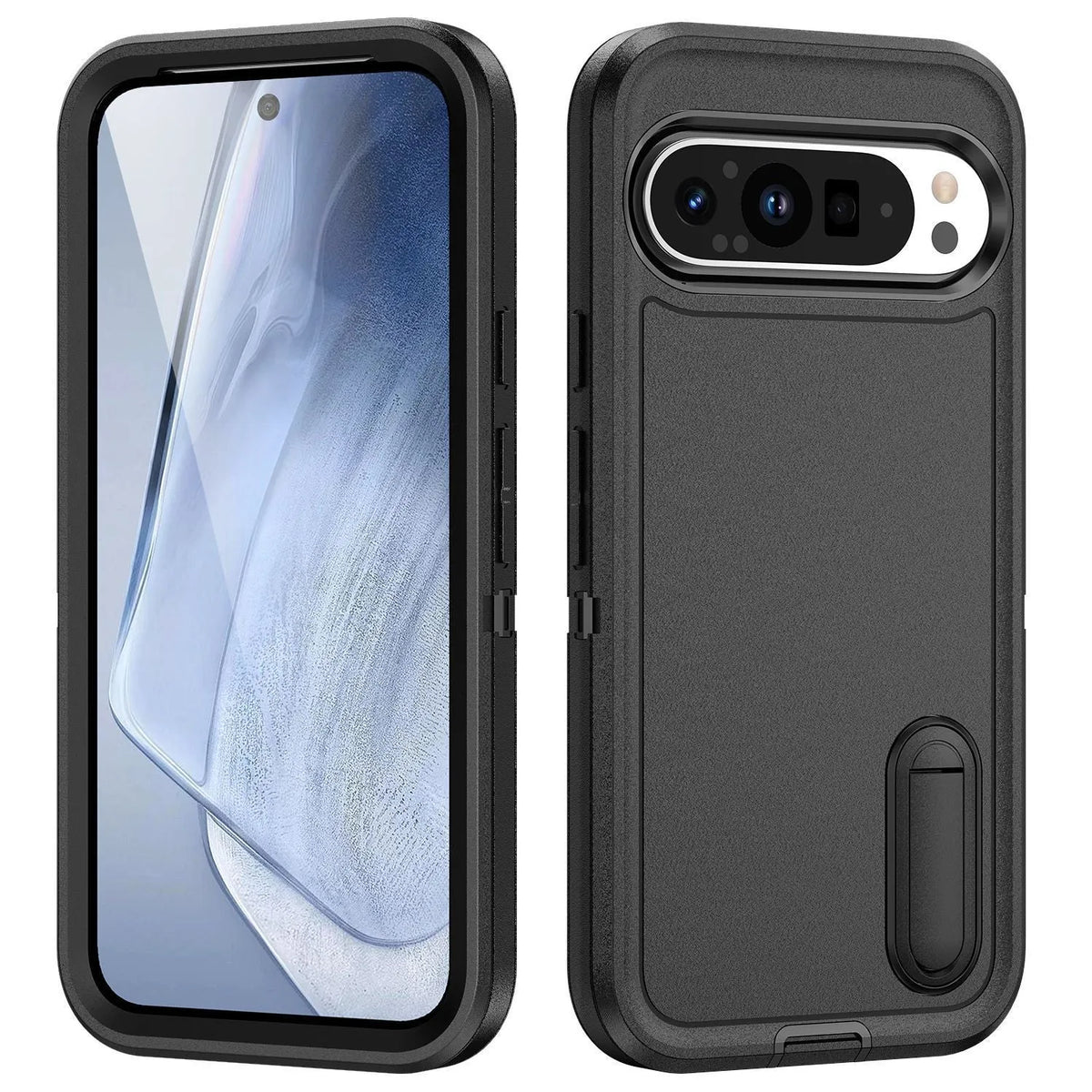 Wei Sanfang phone case with bracket for Google Pixel 9 and Pixel 9 Pro, PC TPU, multiple colours