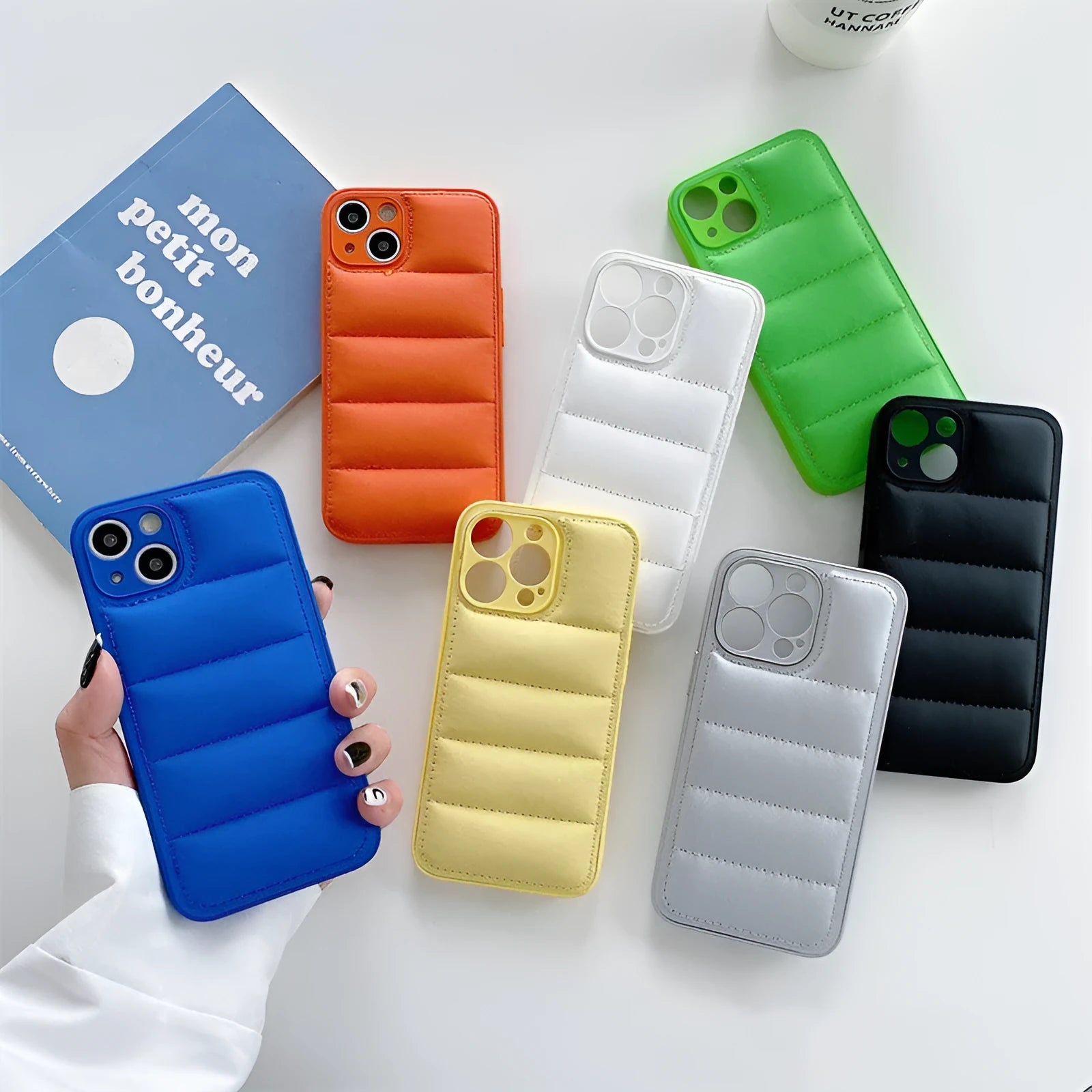 Solid colour TPU PC back cover case for iPhone 14 series in multiple colours