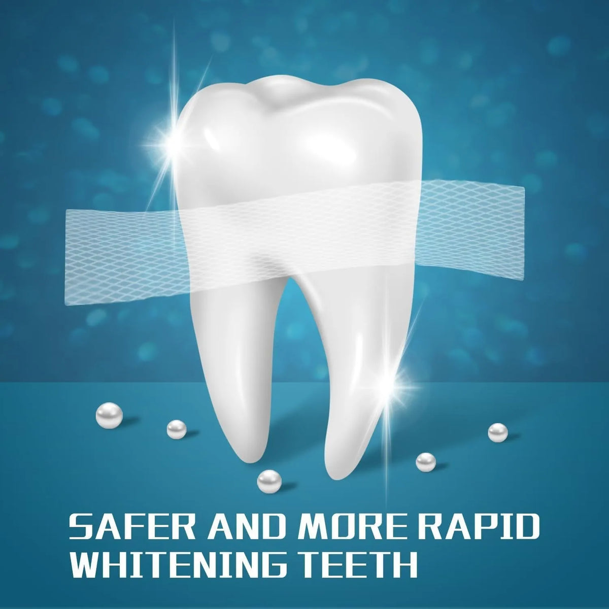 Teeth whitening strips convenient easy home kit for stain removal enamel safe 14 pairs