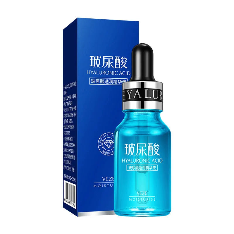 Hyaluronic acid facial essence 15ml bottle for universal skin type