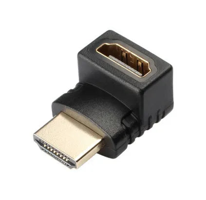270 degree HDMI adapter cable square bent up and down for laptop and TV use
