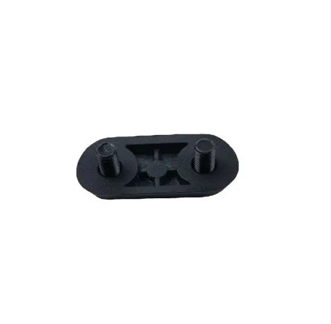 Black aluminium riser fixing latch 46x20mm for Ninebot ES electric scooter front fork connection