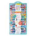 Wooden 24 colour lead drawing set in a cartoon paper box.