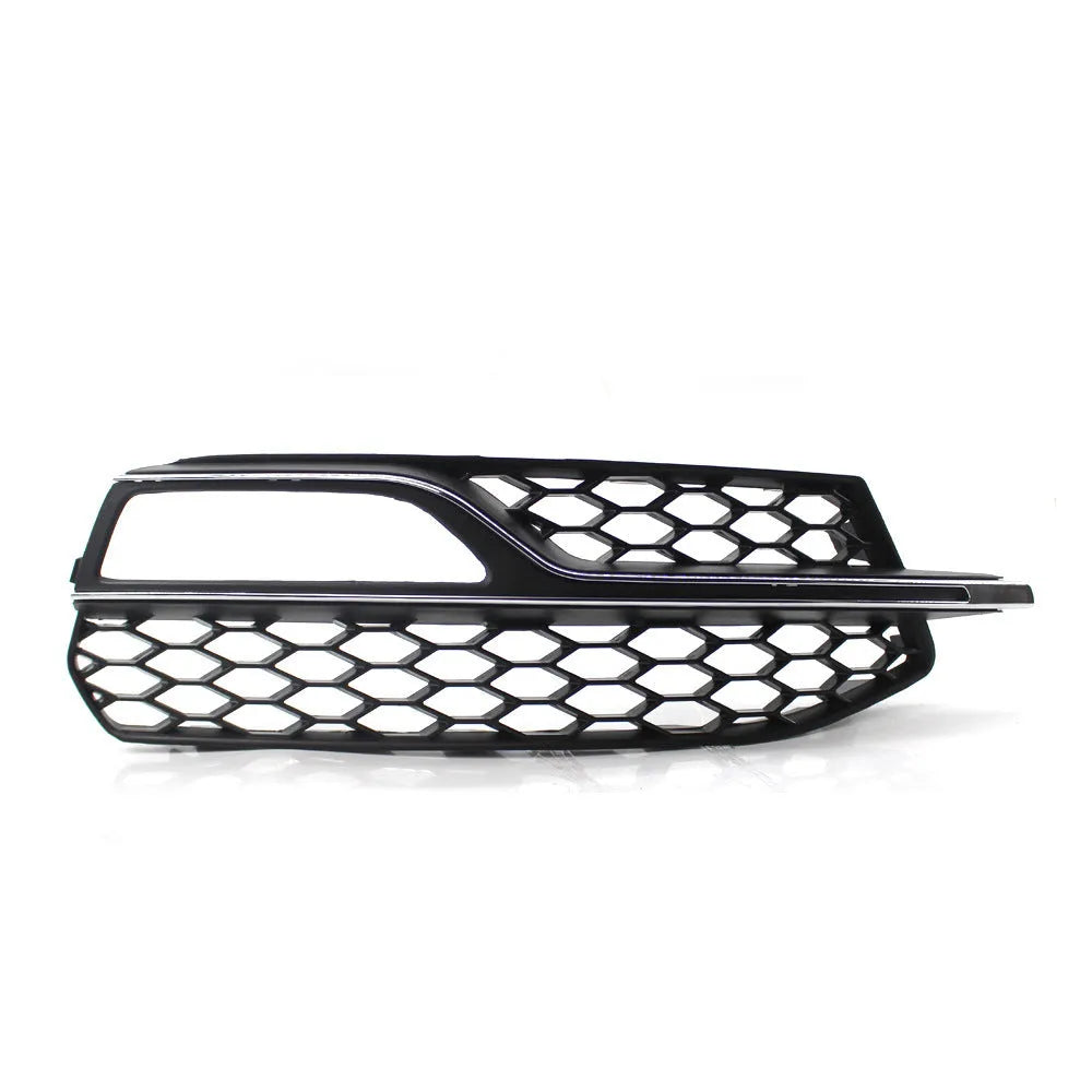 Black ABS bumper fog lamp grille for 2013-2016 Audi A3 Sport S3 with electroplating finish