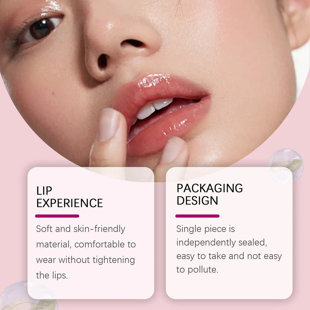 Lip nursing adhesive bandage 8x12cm silicone patch with care paste for dry cracked lips