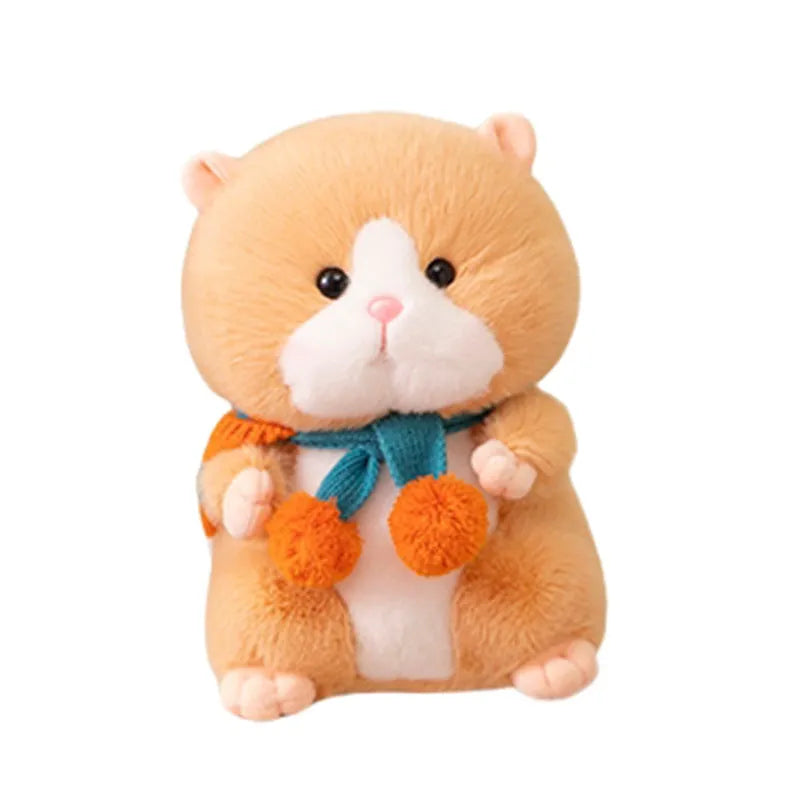 Djungarian hamster plush doll in brown or gray, 25cm and 30cm sizes, soft polyester fiber children toy