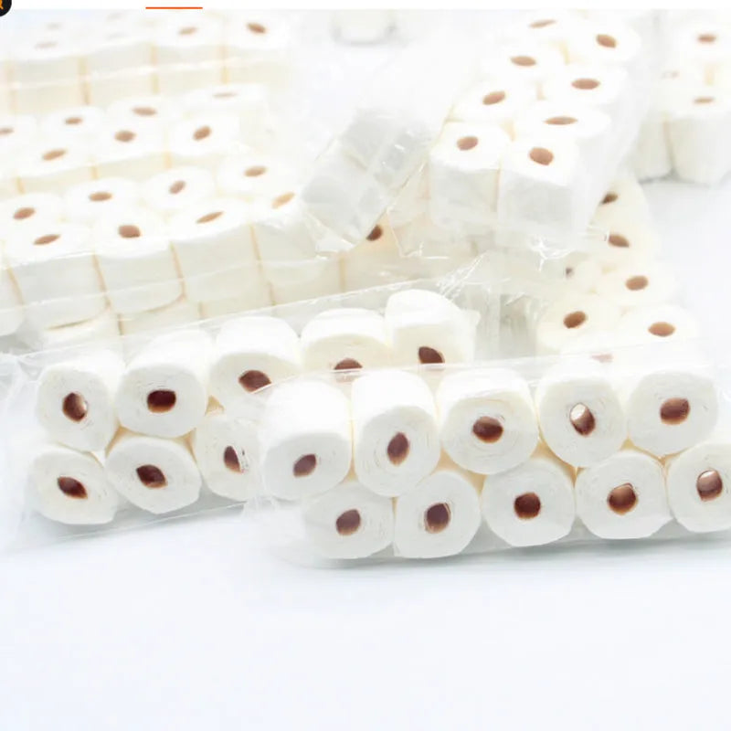 Simulated tissue roll paper model for children's educational play measuring 30x15x80mm