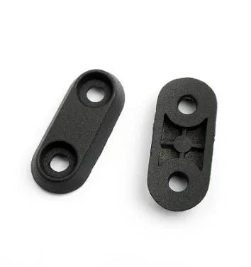 Black aluminium riser fixing latch 46x20mm for Ninebot ES electric scooter front fork connection