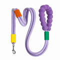 140cm nylon dog traction leash with foam handle in four colour options