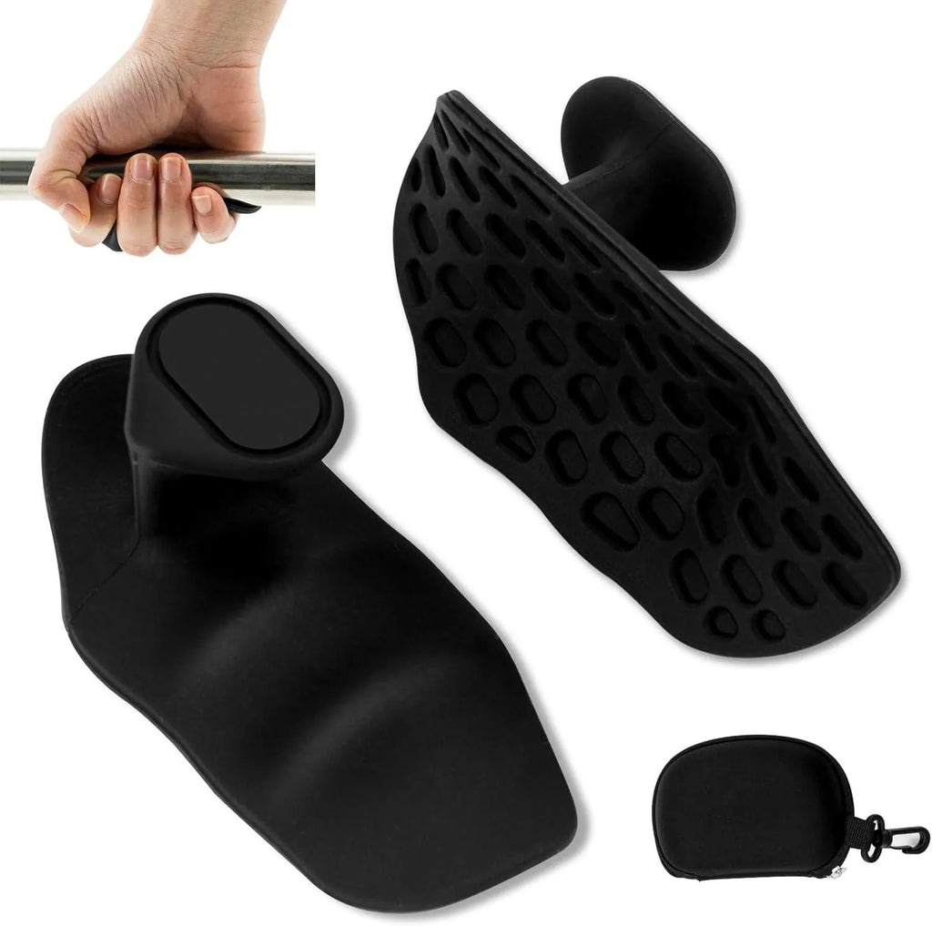 Silicone spring grip finger workout gloves in gray or black, unisex, for skiing and training.