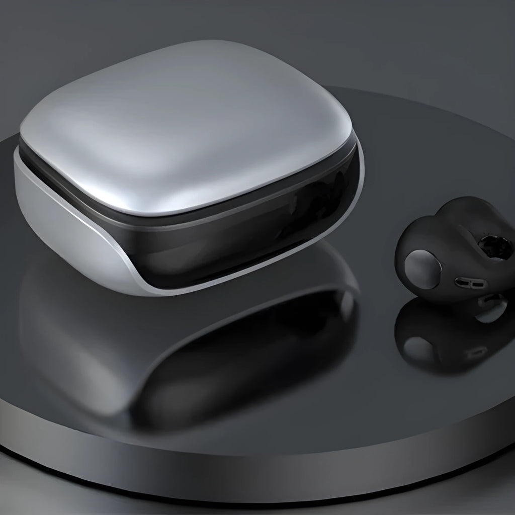 JX80 true wireless bone conduction Bluetooth headphones in four colour options with charging case