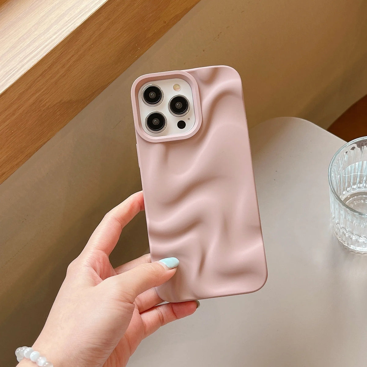 Matte TPU iPhone case with anti-fingerprint back cover in frosted colours