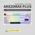 Three-mode mechanical keyboard with hot-plug switches in Black, Gray And Yellow colour options