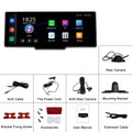 10.26-inch car DVR display with three-way rear-view camera system for CarPlay and Android Auto compatibility