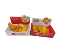 Creative simulation chicken wing drumstick eraser in roast wing colour, 4cm TPR novelty eraser for school supplies