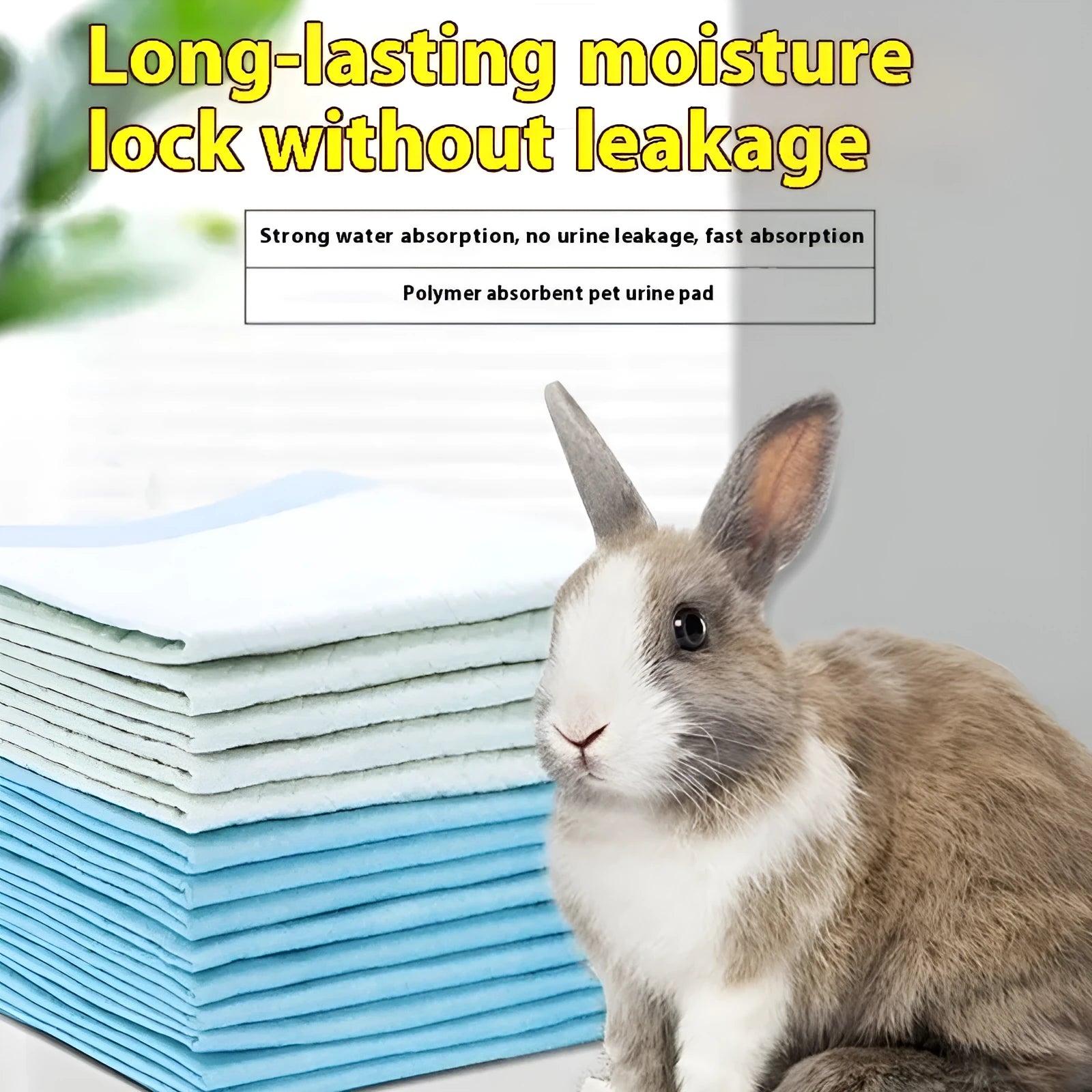 Pet disposal wet proof pad non-woven fabric polymer 60x90cm size for dog crate protection