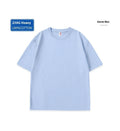 Heavy cotton loose fit t-shirt in a solid colour on a hanger