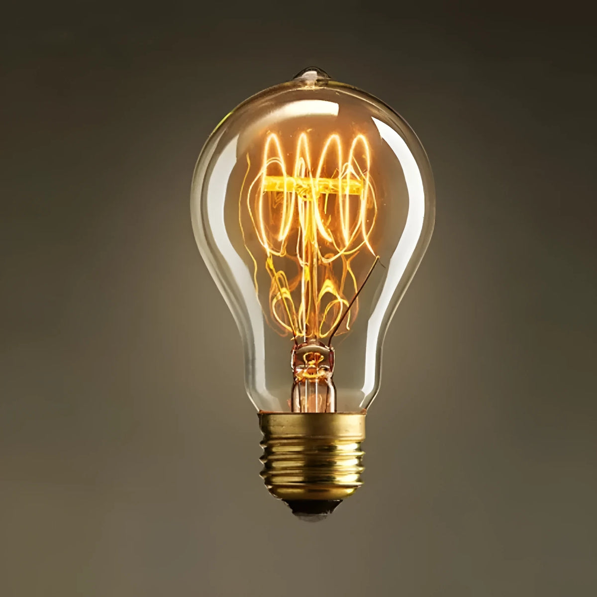 E27 retro light bulb 40W 2300K milky beak shape for bar cafe lighting