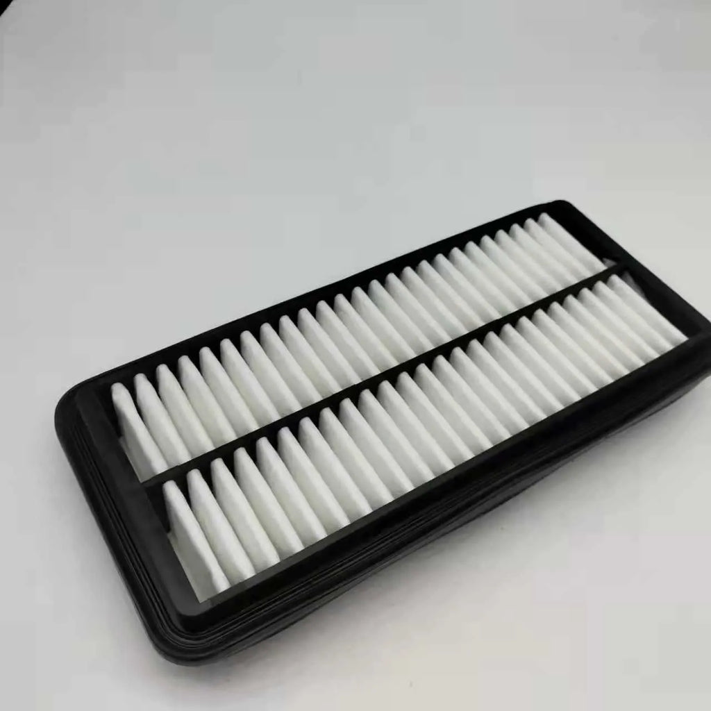 Black car air filter for Modern vehicles with 256mm x 113mm dimensions