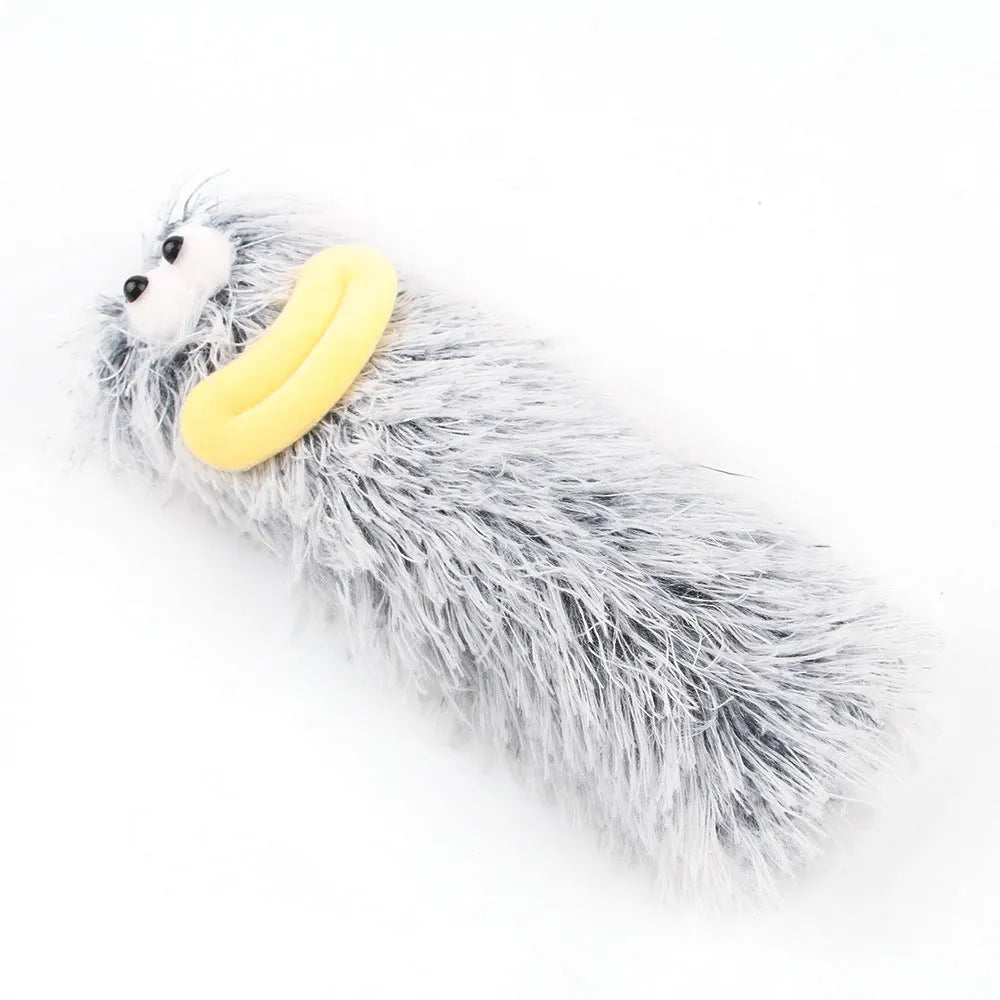 Soft plush interactive cat toys with crinkle sound and natural catnip in bright colours