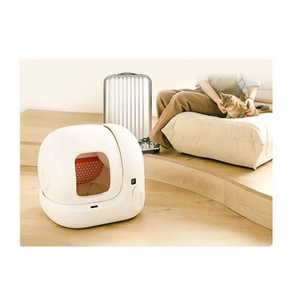 Smart MAX fully automatic cat litter box large electric enclosed self-cleaning tray plastic 620x538x552mm