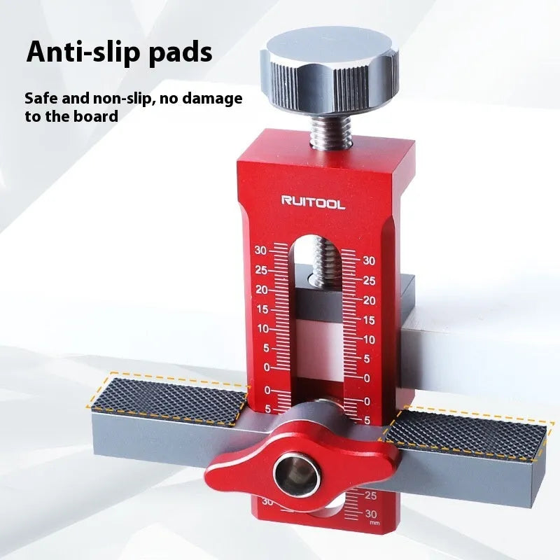 Aluminium alloy cabinet door installation tool with diamond drill bit for woodworking projects