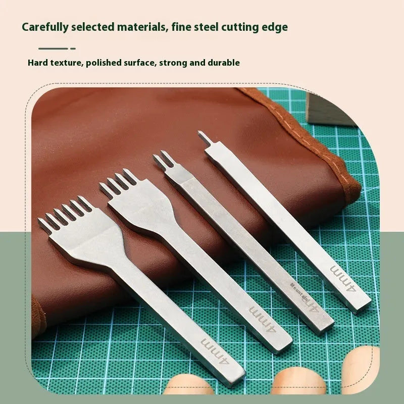 Leather tools suit DIY sewing tool set for cutting and trimming leather