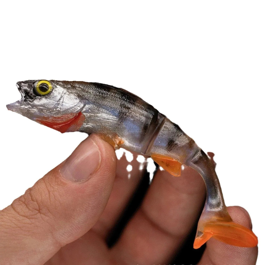 Fish T Tail Catfish Scissors soft fishing lure with realistic fish design and flexible tail