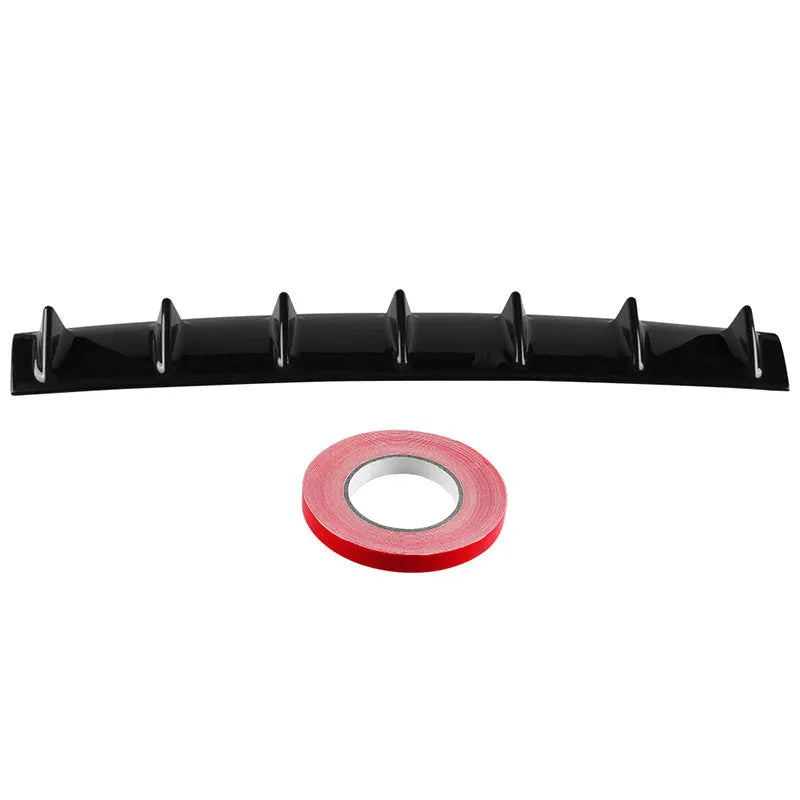 Universal ABS rear spoiler rear shovel in bright black or carbon pattern for GM vehicles, small medium large