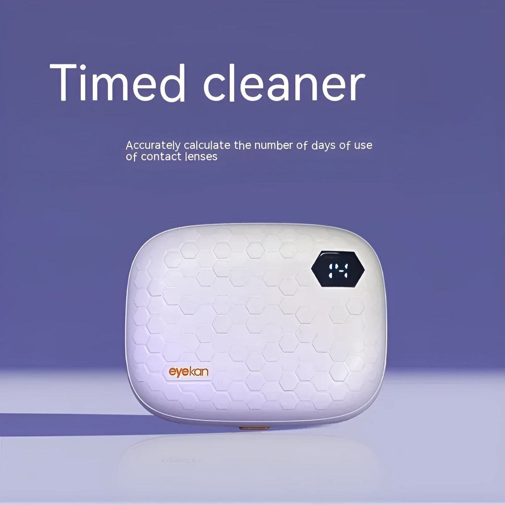 Pearl white automatic ultrasonic cleaning machine for invisible glasses