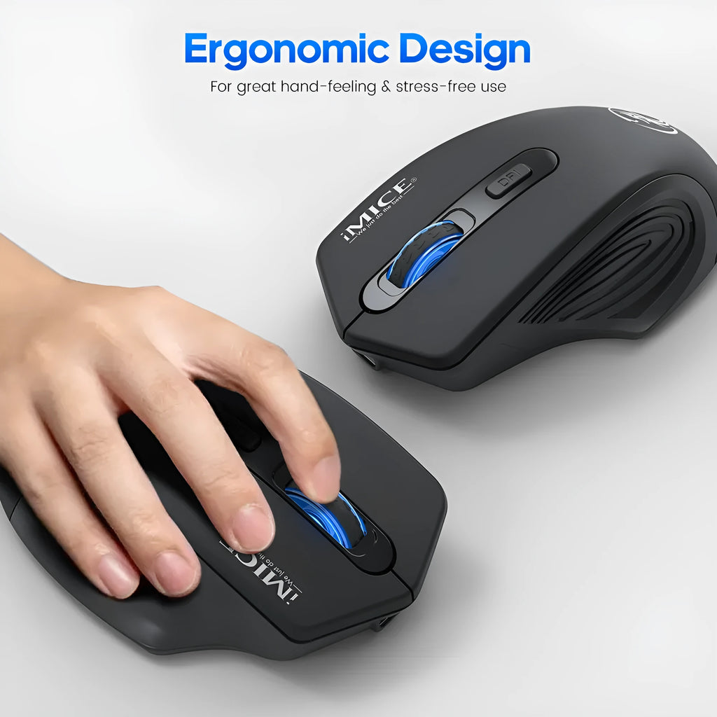 Black silent Bluetooth 2.4G wireless mouse, rechargeable, 115x80x40mm, with charging cable