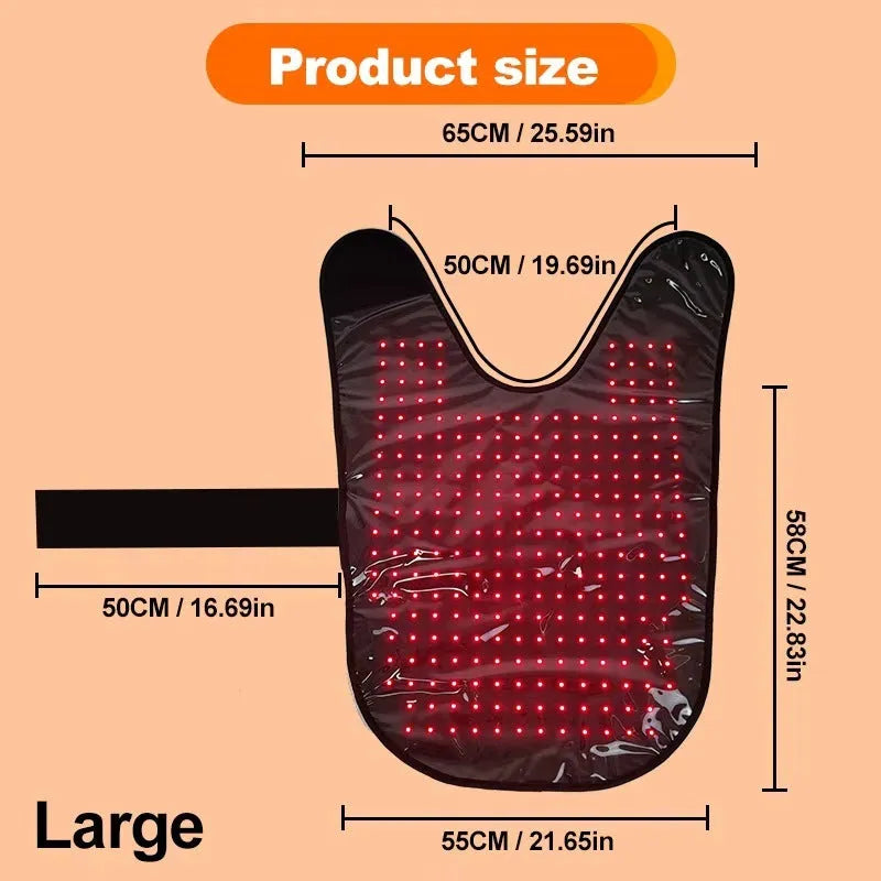 L size black pet red light infrared physiotherapy instrument with timing function for dogs and cats