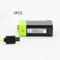 9V rechargeable lithium polymer battery 400mAh for sensors and appliances