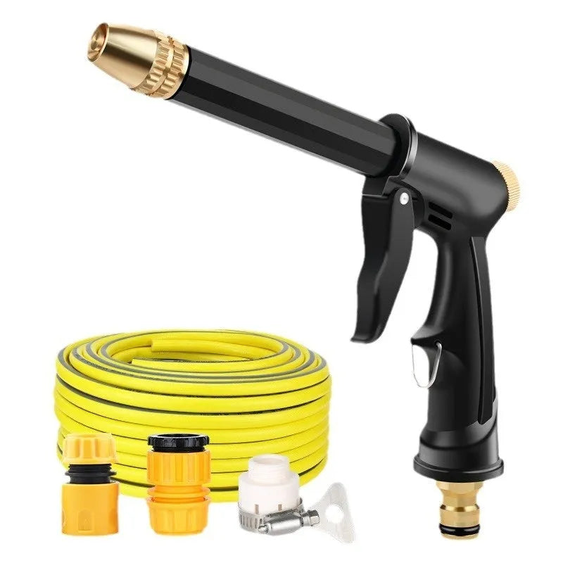 High pressure car washing gun with aluminium alloy nozzle and 5m PVC hose